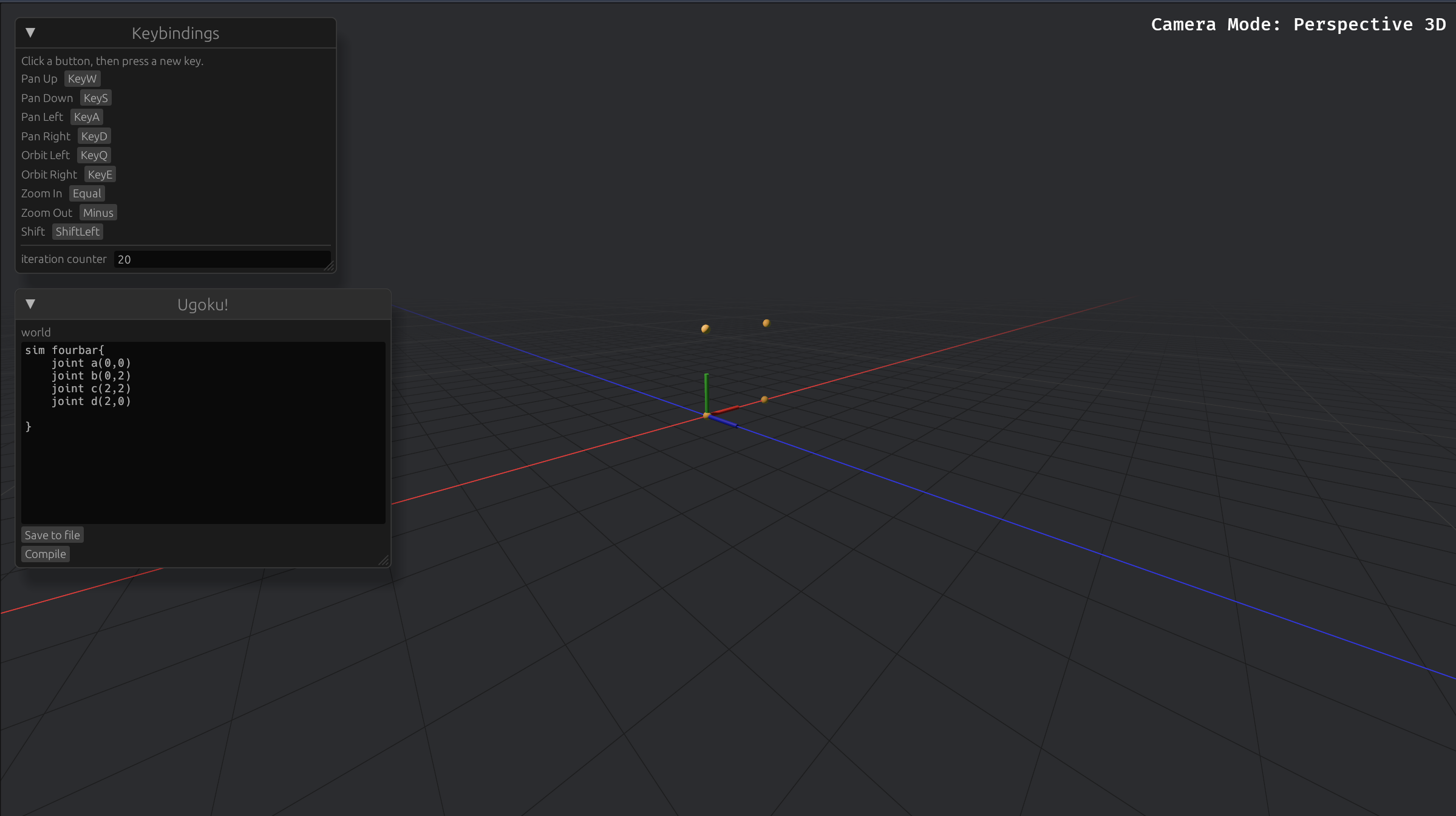 basic linkage setup
